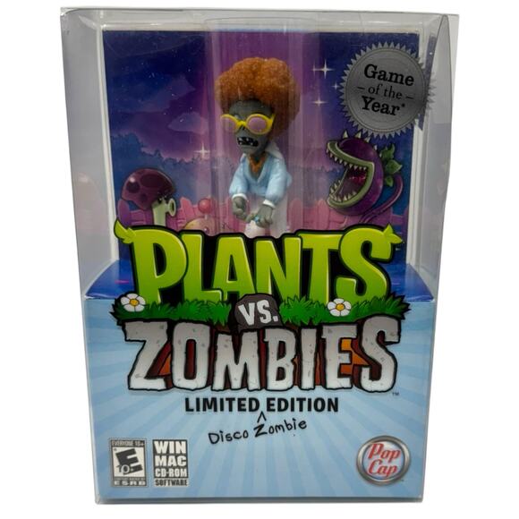 Pop Cap Other - Plants vs. Zombies: Game of the Year - Limited Edition Disco Zombie NEW